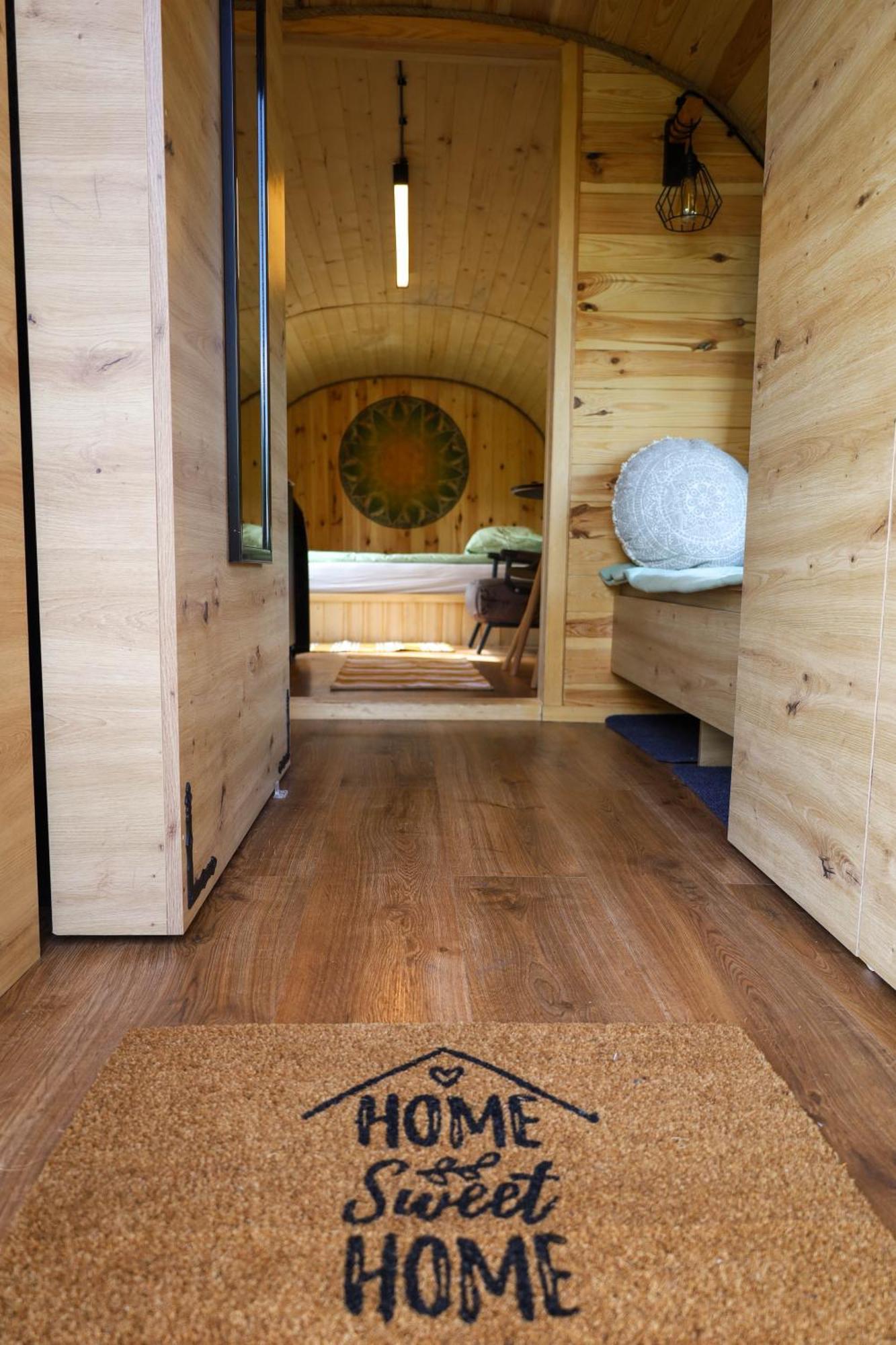 Oaza Swiety Spokoj - Domek Z Balia I Jacuzzi Rzasnik Exterior foto
