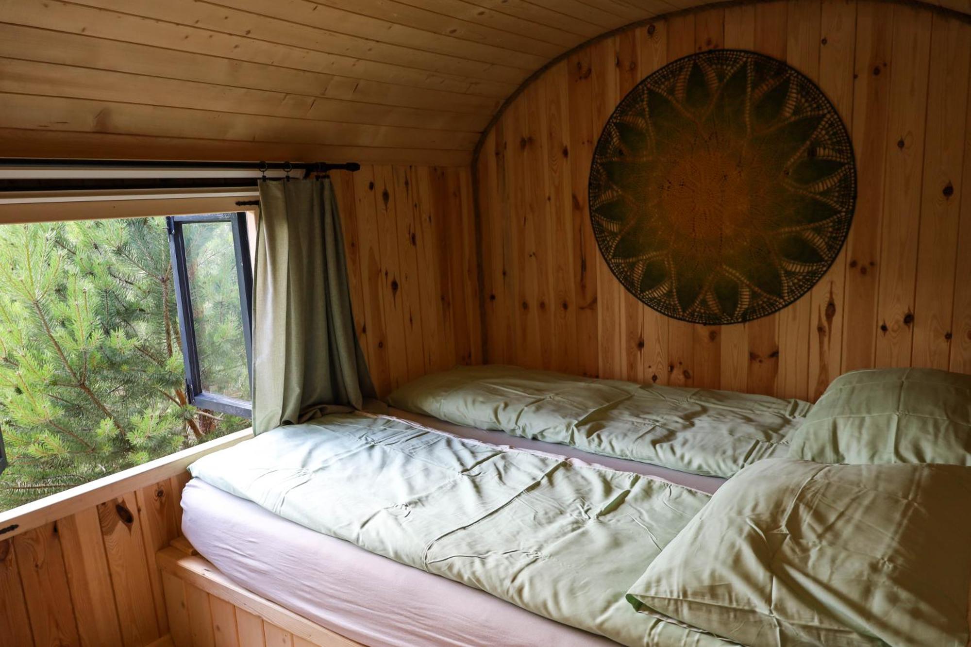 Oaza Swiety Spokoj - Domek Z Balia I Jacuzzi Rzasnik Exterior foto